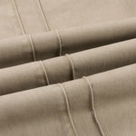 Seam‑Detail Wide‑Leg Twill Pants