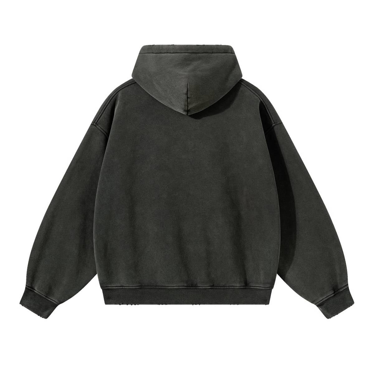 Sudadera con capucha de felpa de novio de gran tamaño
