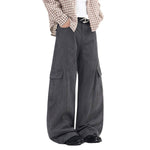 Vintage Multi-Pocket Curved Relaxed Pants