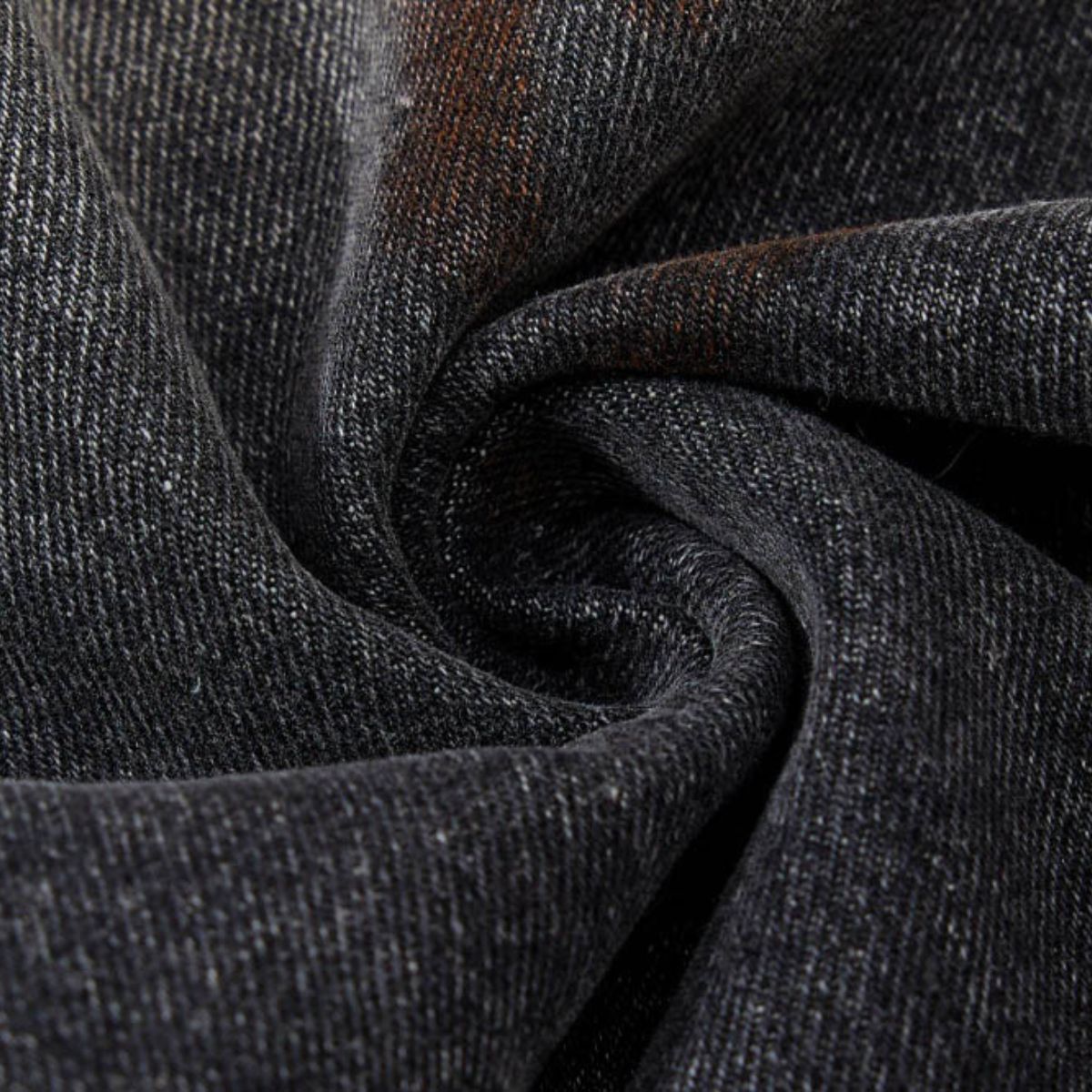 Men's Distressed Washed Denim Cargo Pants Wide Leg Paint Tie-Dye Unique