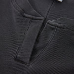 Women’s Retro Wash Fitted Stand Collar Tee