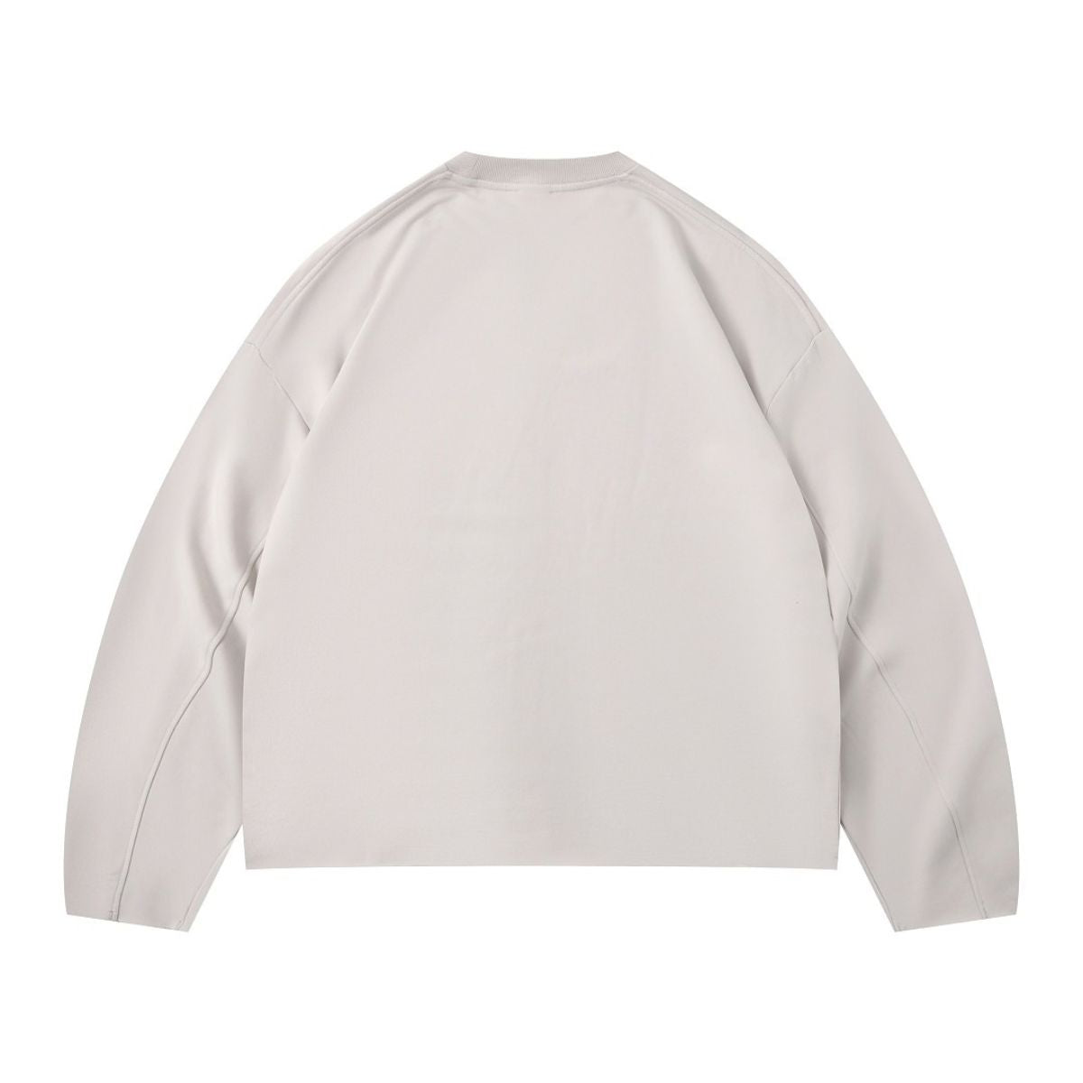 Curved Sleeve Modal French Terry Long Sleeve Tee
