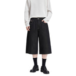 Bermudas con lavado vintage y salpicaduras de tinta