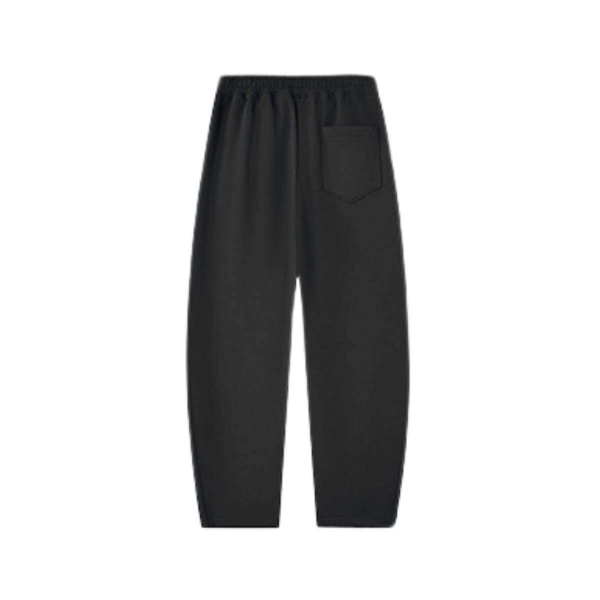 Boxy Curved Fit Elastic Waist Sweatpants
