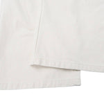 Pantalones de algodón con pierna ancha y color liso