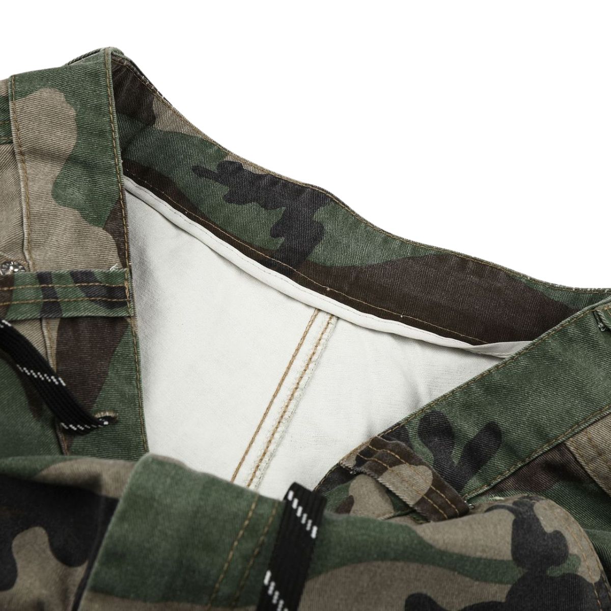 Streetwear Camouflage Patchwork Cargo Pants