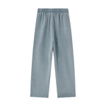 Heavyweight Cotton Washed Distressed Terry Wide‑Leg Pants