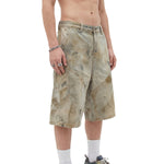 Bermudas con bordado lavado vintage