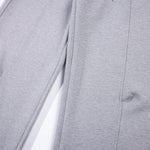Relaxed Streetwear Deconstructed Curved Blade Joggers