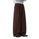 Relaxed Fit Wide Leg Casual Pants