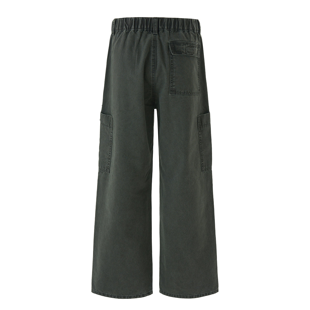 Cargo Wide Leg Stretch Waist Office Commuter Pants