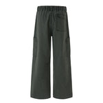 Cargo Wide Leg Stretch Waist Office Commuter Pants