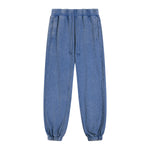 Acid Washed Cotton Baggy Joggers
