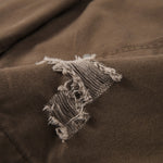 Bermudas con bordado lavado vintage