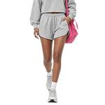 Drawstring Waist Terry Sport Shorts