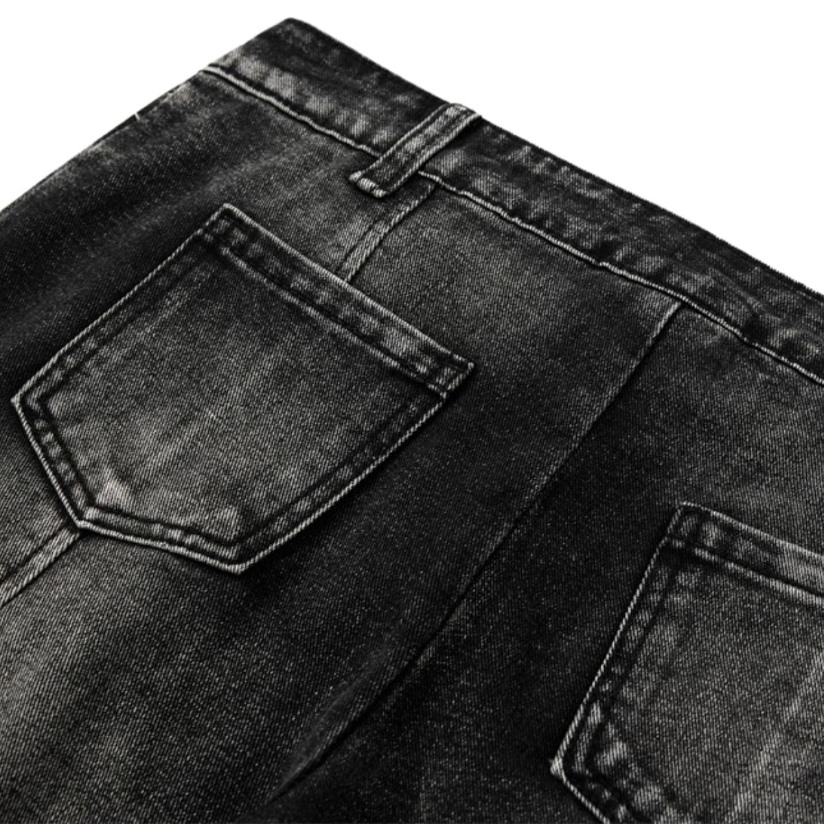 Smoke Rise Y2K Raw Edge Bootcut Jeans