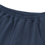 Boxy Curved Fit Elastic Waist Sweatpants