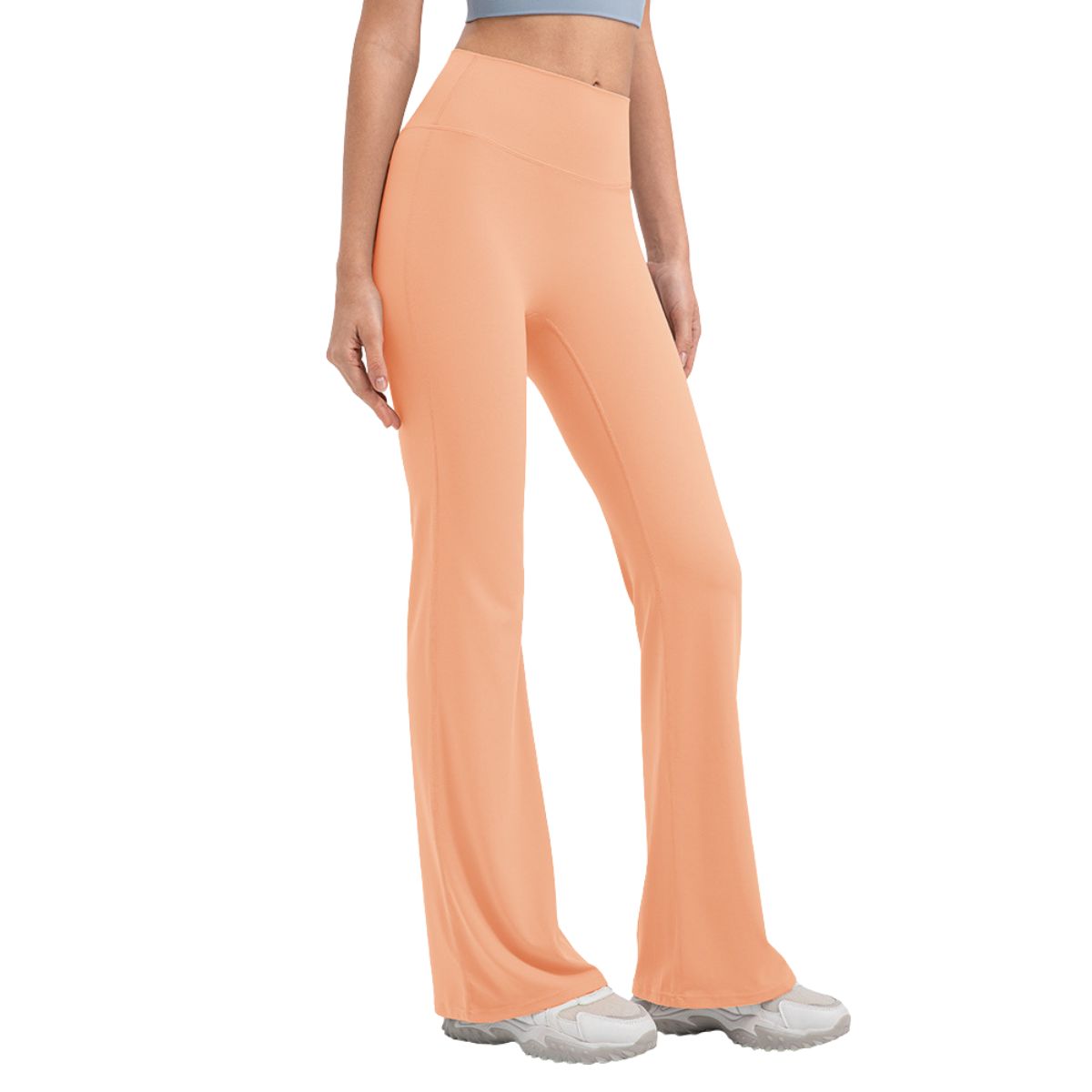High Waist Micro Flare Yoga Pants for Women Moisture