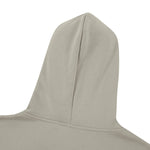 Vintage Fleece‑Lined Oversized Curved Sleeve Hoodie