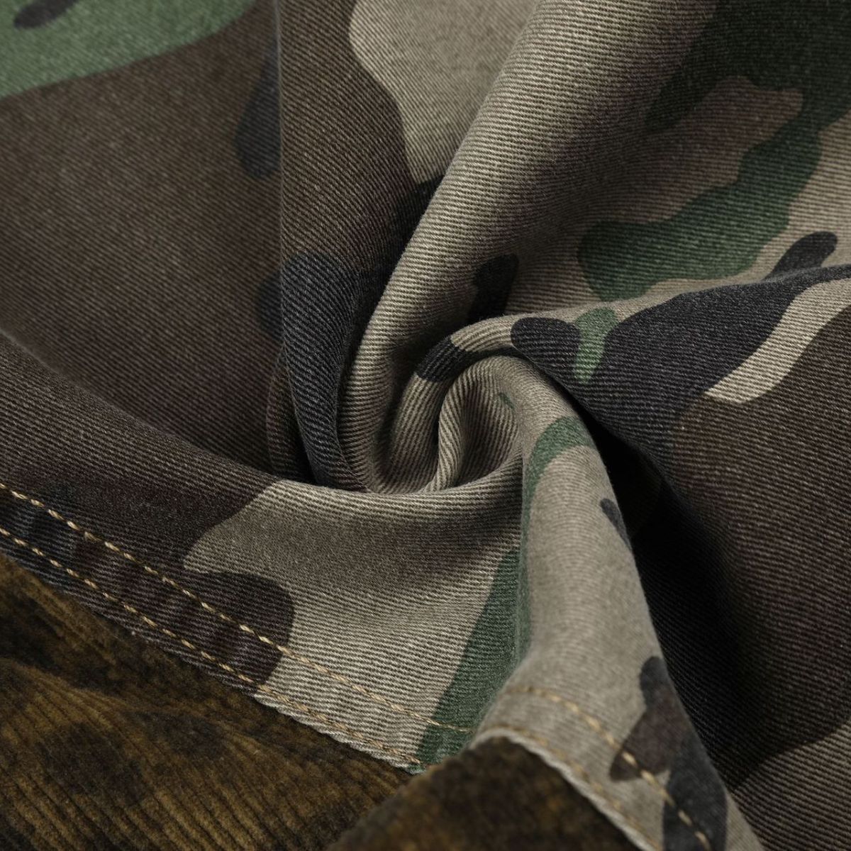 Streetwear Camouflage Patchwork Cargo Pants
