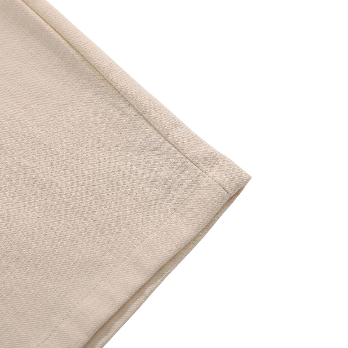 Old Money Cotton Linen Wide Leg Trousers