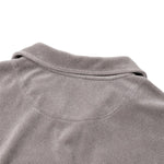 Retro Terry Cloth Polo Collar Sweatshirt