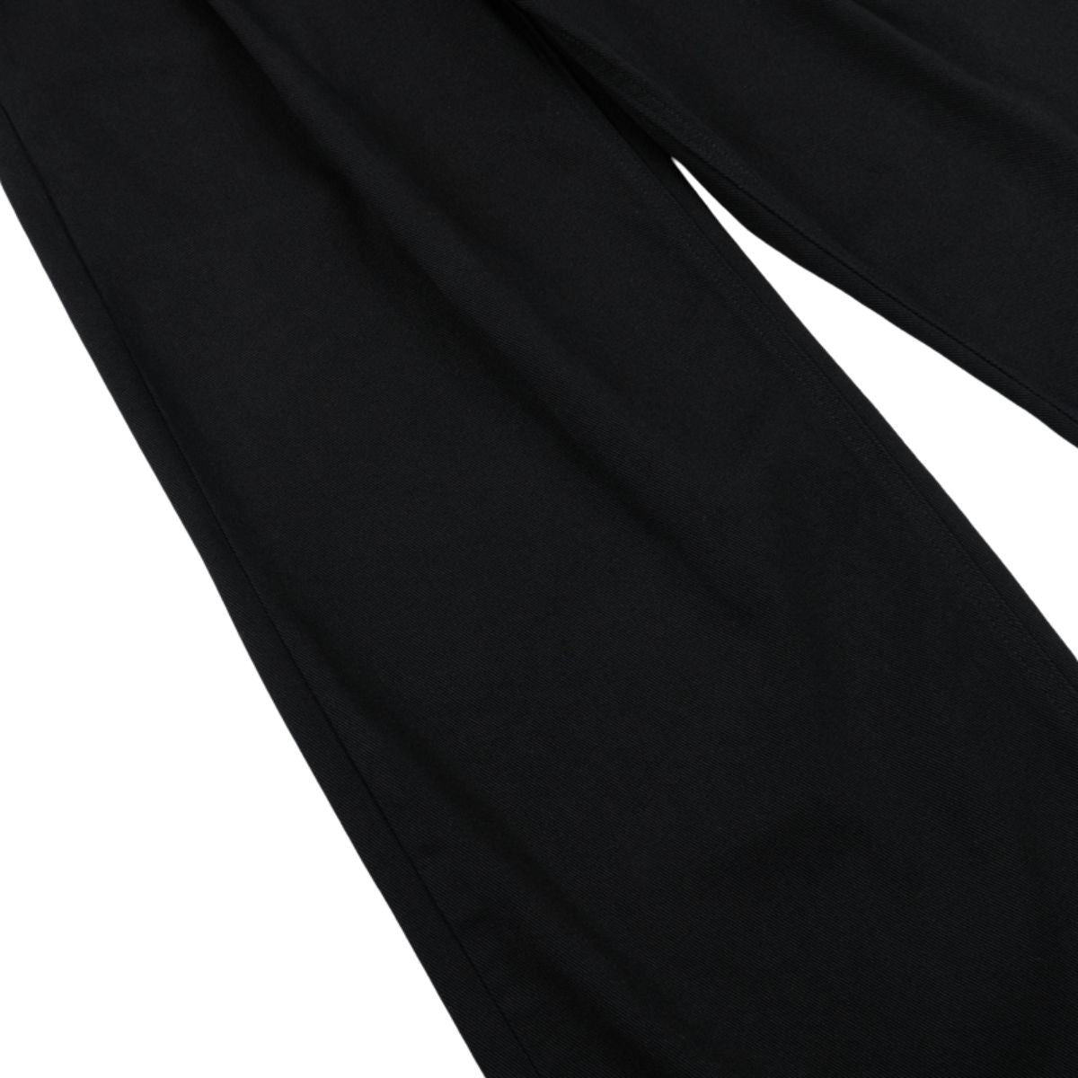 Button‑Fly Pleated Wide Leg Trousers
