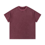 340G Vintage Wash Waffle Knit Relaxed Fit T-Shirt