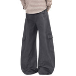 Vintage Multi-Pocket Curved Relaxed Pants