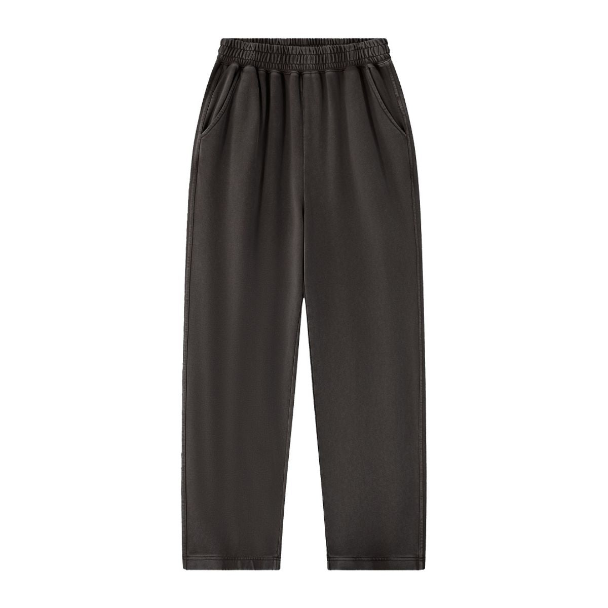 Loose Draped Wide‑Leg Washed Distressed Casual Pants
