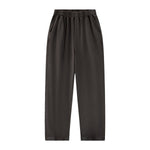 Loose Draped Wide‑Leg Washed Distressed Casual Pants