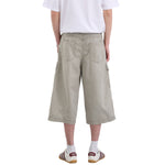 Bermudas con lavado vintage y salpicaduras de tinta