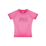 Frayed Edge Gradient Graphic Tee-INNBLAC Fashion Apparel