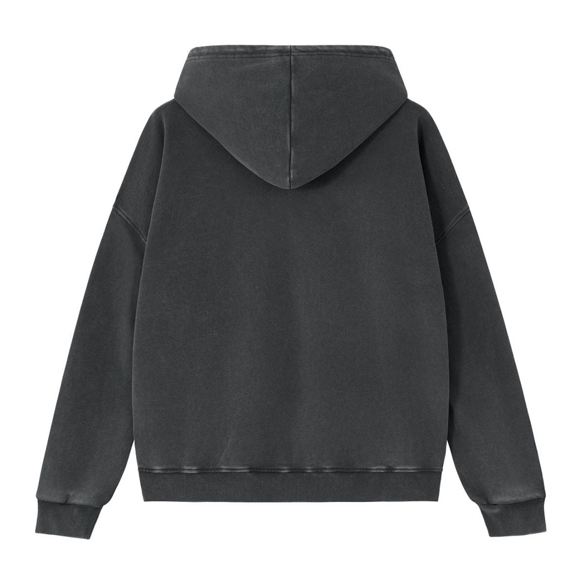 Cotton Heavyweight Washed Distressed Terry Hoodie