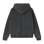 Cotton Heavyweight Washed Distressed Terry Hoodie