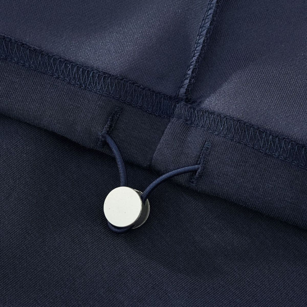 Boxy Streetwear Straight‑Sleeve French Terry Hoodie