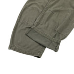 Vintage Washed Curved‑Seam Baggy Wide‑Leg Trousers