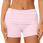 Folded Waistband Contoured‑Booty Elevated‑Feel Shorts