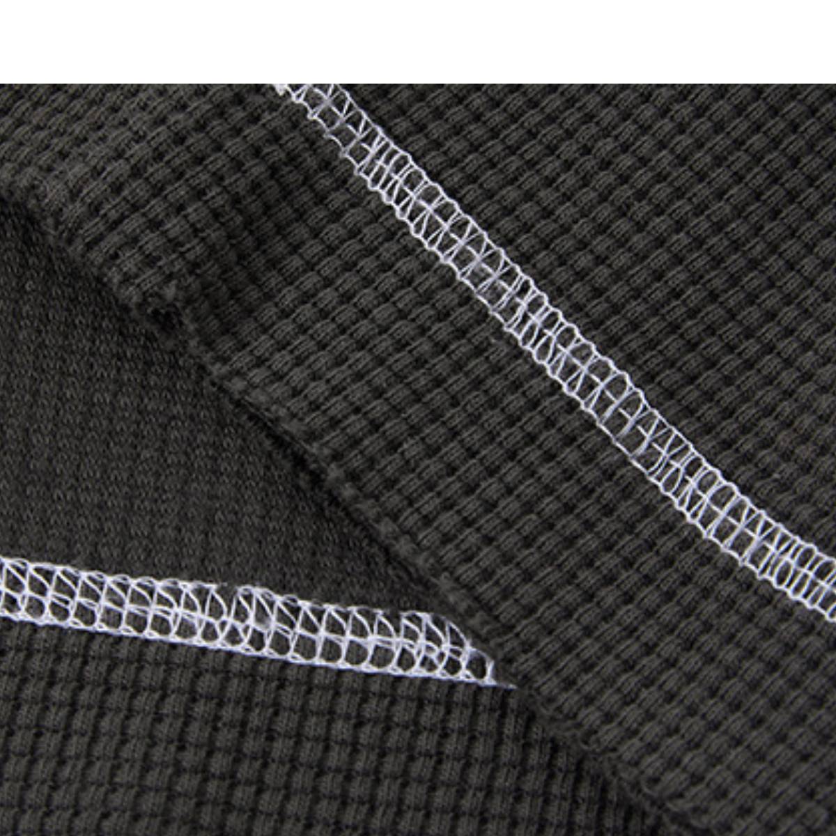 Vintage Waffle Knit Contrast Stitch Oversized T-Shirt