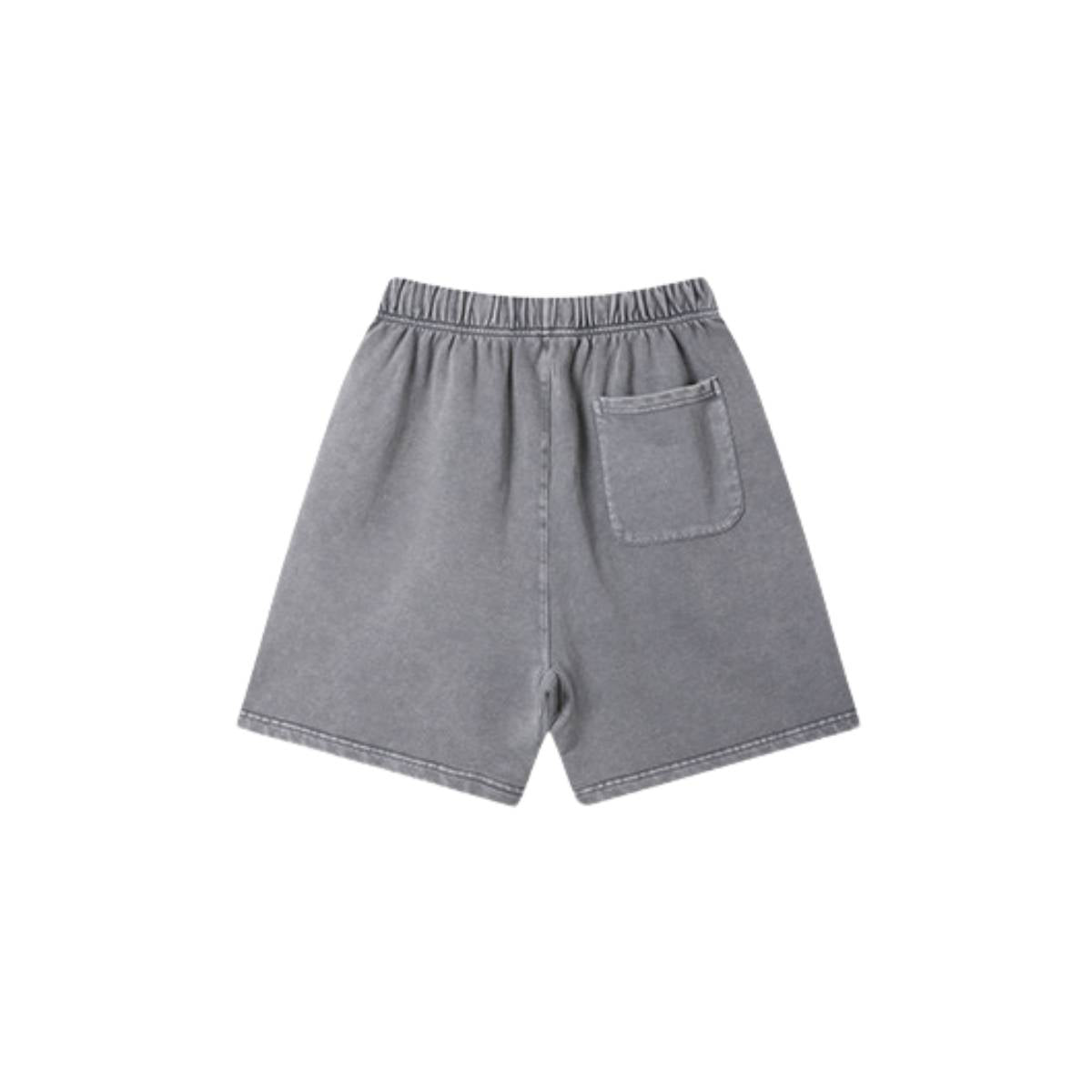 Vintage Fade Oversized Cotton Shorts