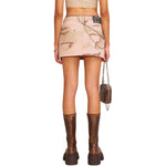 Women's Camouflage Print Mini Skirt