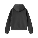 Fleece‑Lined Zip Up Vintage Regular Fit Hoodie