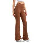High Waist Micro Flare Yoga Pants for Women Moisture