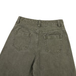 Vintage Washed Seam‑Detail Wide Leg Trousers