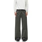 Relaxed Bootcut Pants With Reverse‑Pocket Washed‑Out Fade
