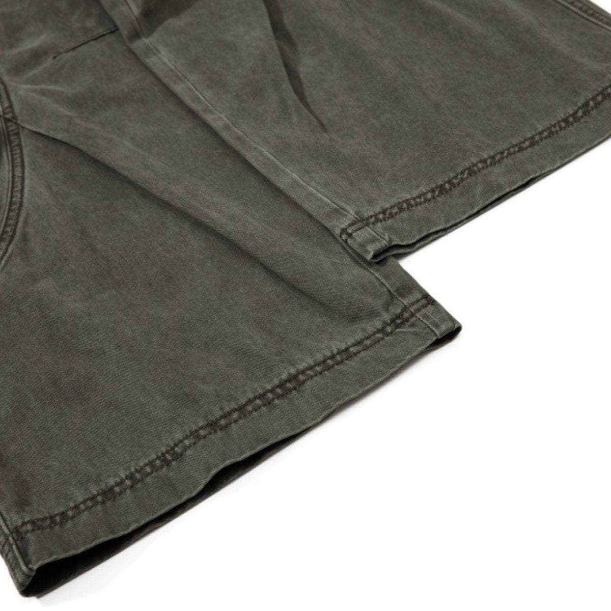 Men's Distressed Washed Denim Cargo Pants Punk Street Loose Zipper