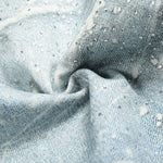 Rhinestone Lightning Bolt Vintage Wide Denim