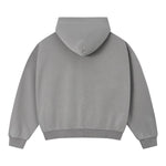 Vintage Relaxed Drop‑Shoulder Zip‑Up Hoodie