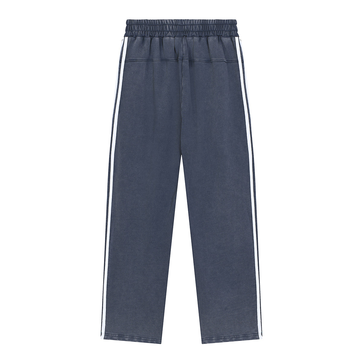 Contrast Side-Stripe Cotton Sweatpants