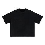 Oversized Vintage Wash Cotton Tee Shirt